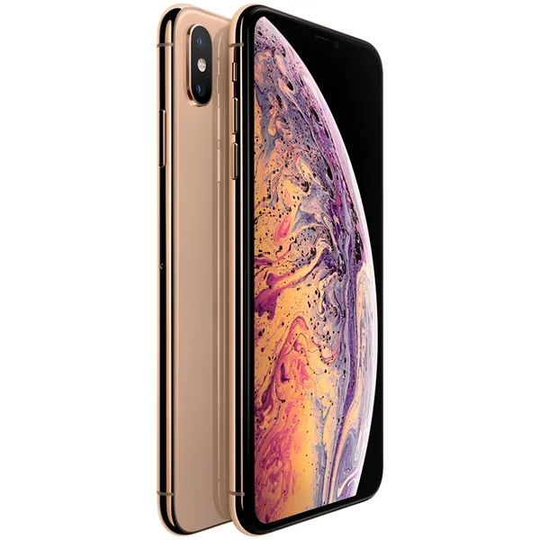 Renoverad iPhone XS Max 64 GB - mobiltelefon, Guld (Mycket bra skick)