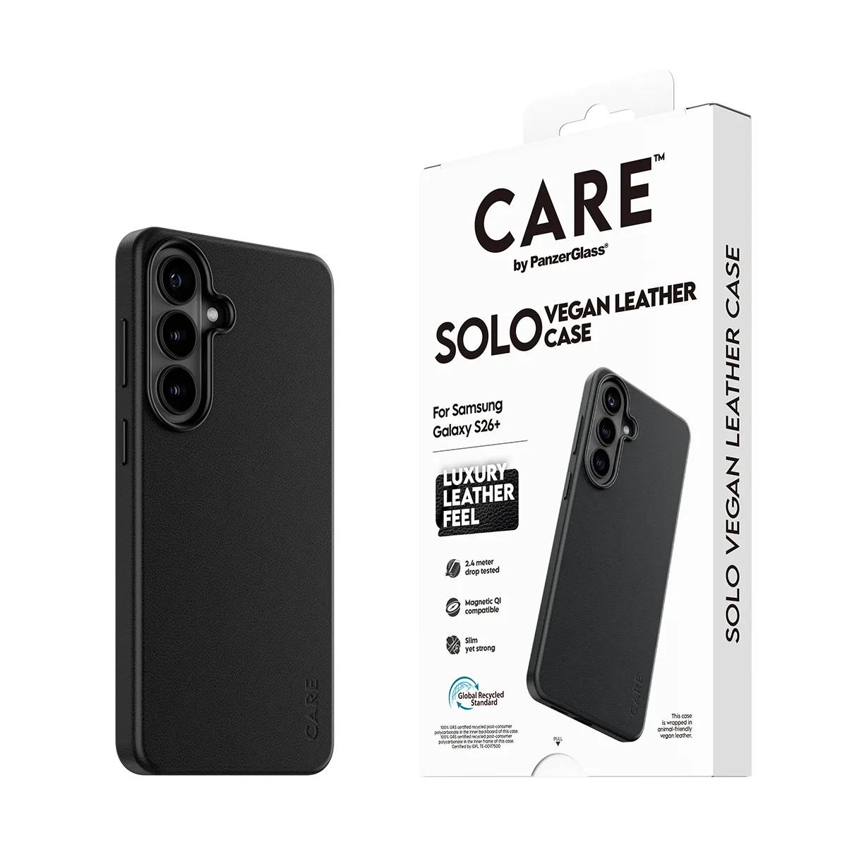 PanzerGlass CARE Solo Case for Galaxy S26+, Black