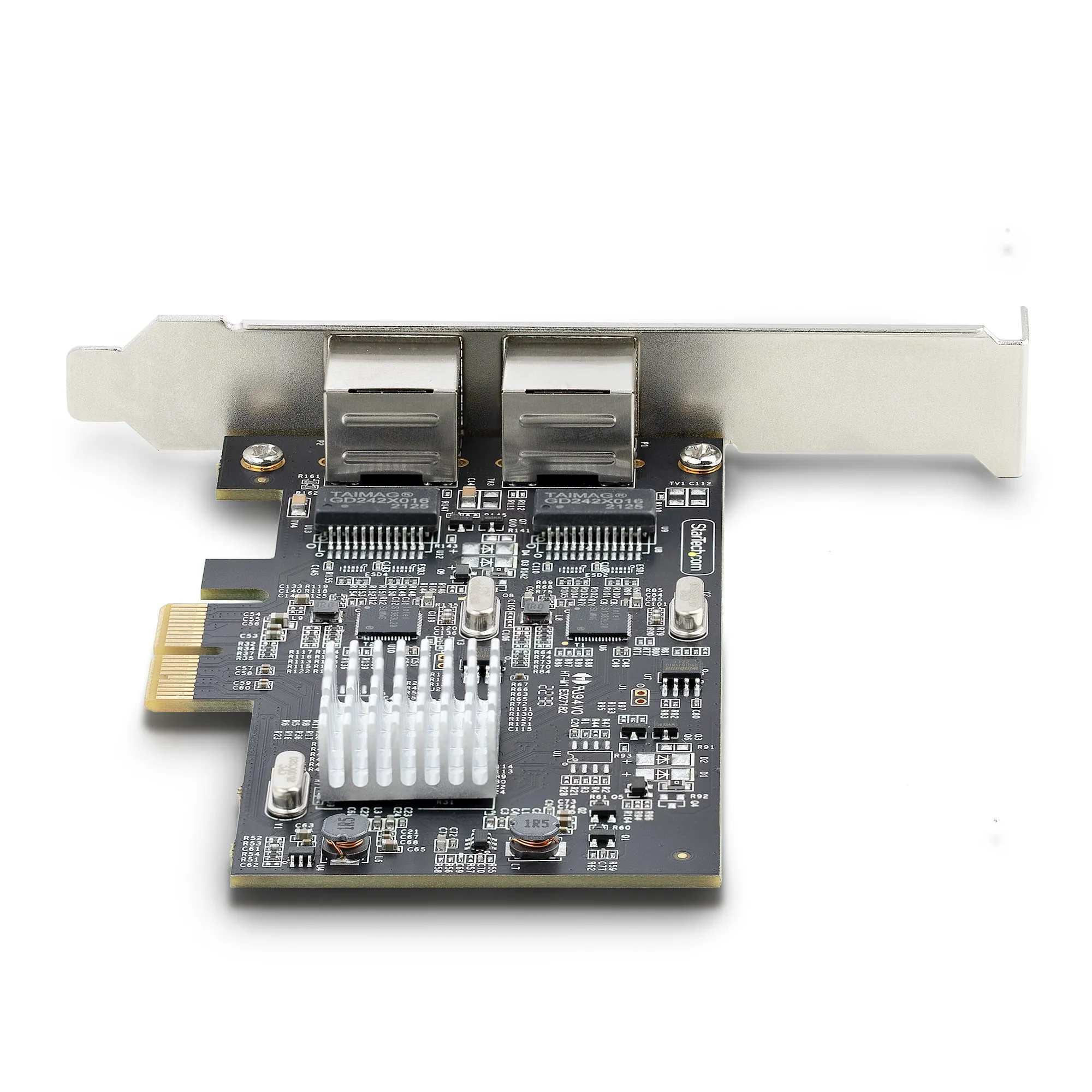 STARTECH.COM 2-Port 2.5G NBASE-T PCIe Network Card Computer Network Card Interface Intel I225-V MultiGigabit NIC Dual Desktop Ethern