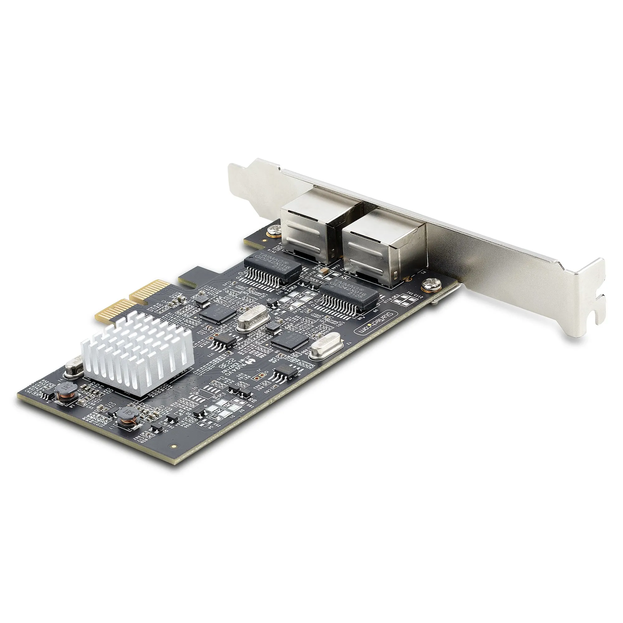 STARTECH.COM 2-Port 2.5G NBASE-T PCIe Network Card Computer Network Card Interface Intel I225-V MultiGigabit NIC Dual Desktop Ethern