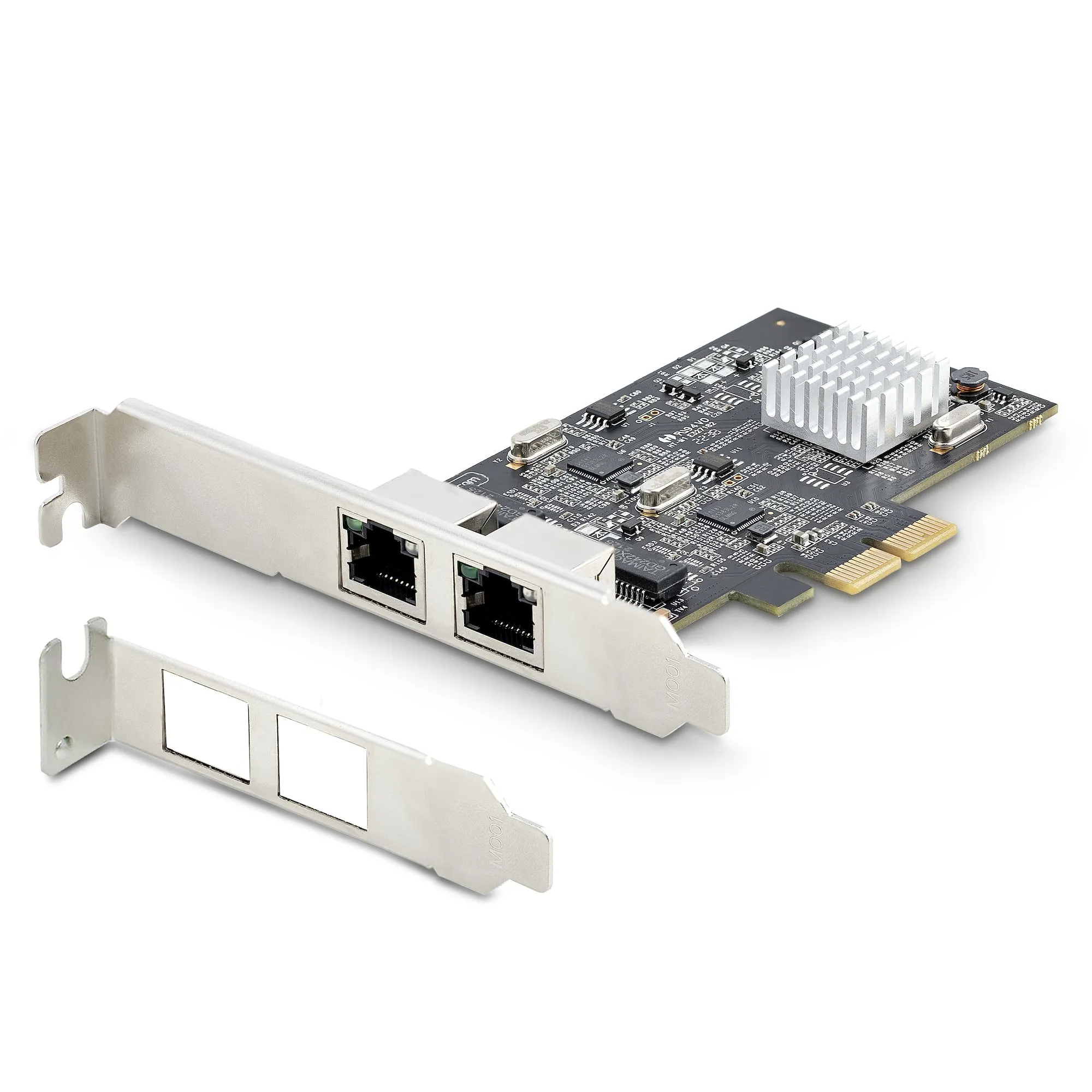 STARTECH.COM 2-Port 2.5G NBASE-T PCIe Network Card Computer Network Card Interface Intel I225-V MultiGigabit NIC Dual Desktop Ethern