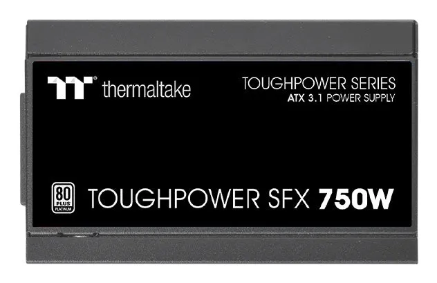 Thermaltake ToughPower SFX 750W -virtal&auml;hde, 80 Plus Platinum