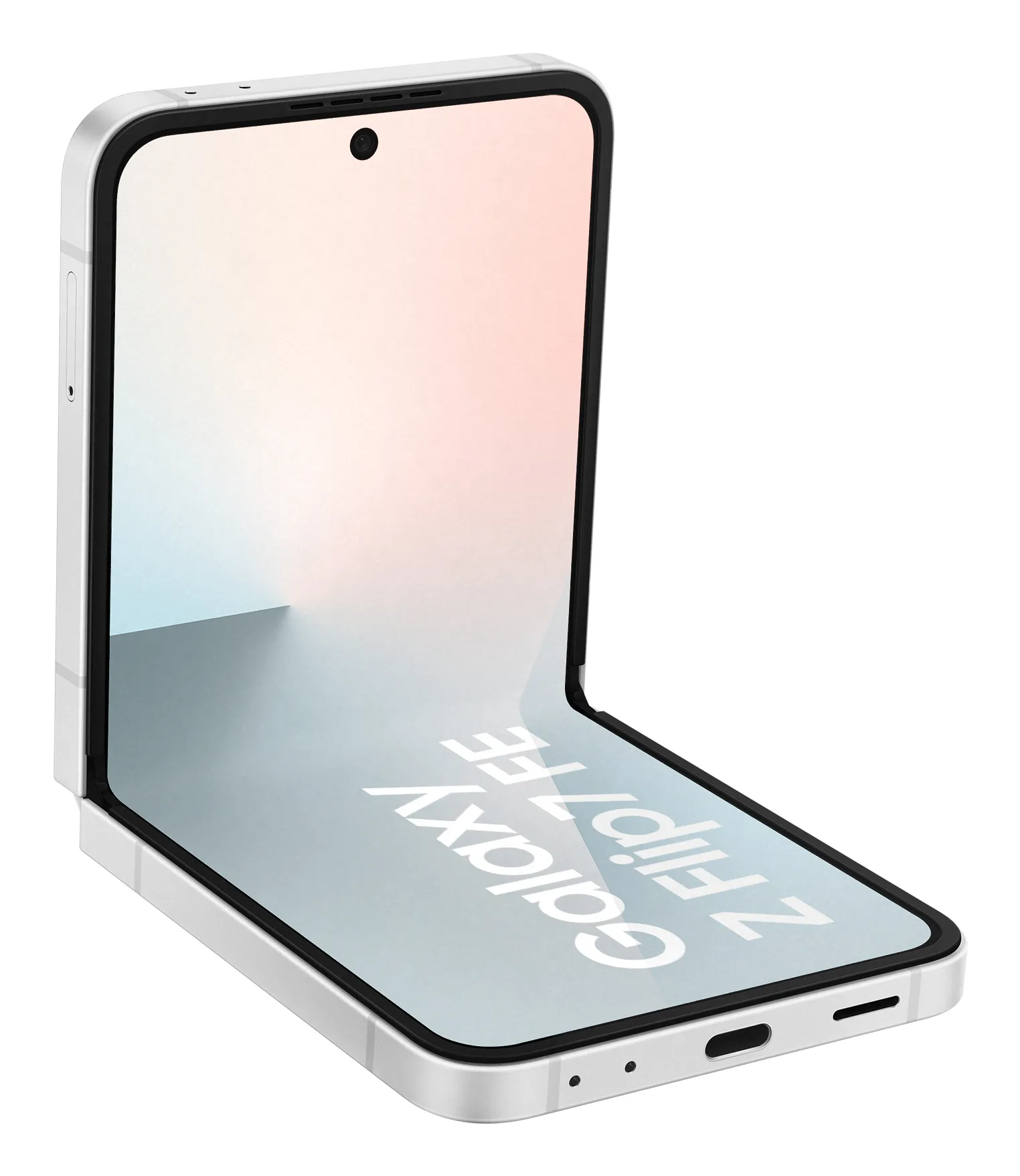Samsung Galaxy Z Flip7 FE, 256/8 Gt, Android -puhelin, Valkoinen