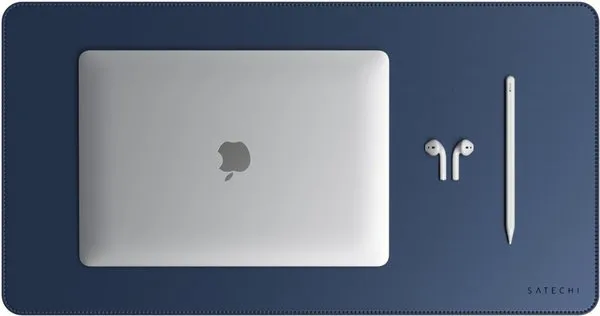 Satechi Eco Leather Deskmate - mousepad, 580x310 mm, Blue