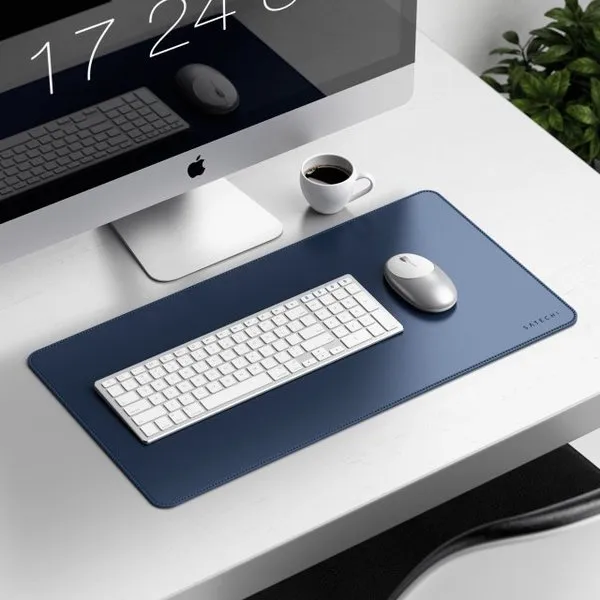 Satechi Eco Leather Deskmate - mousepad, 580x310 mm, Blue
