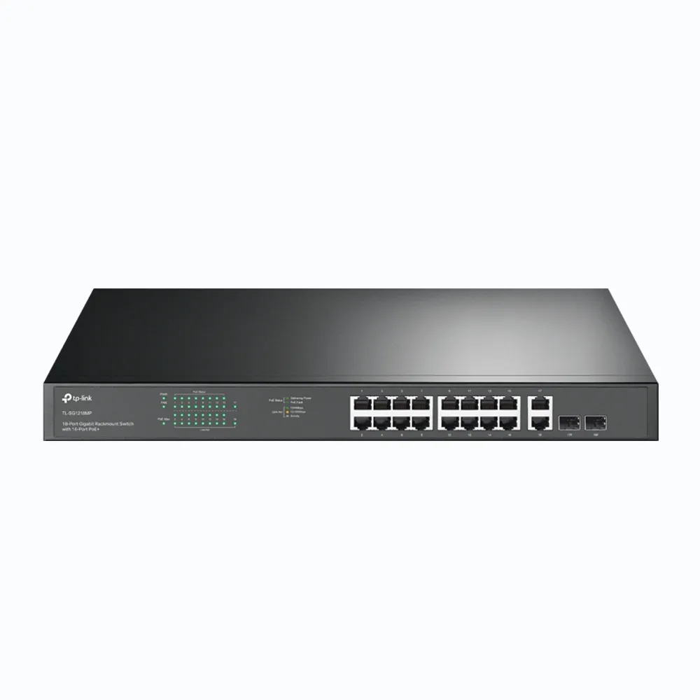 TP-Link TL-SG1218MP - Kytkin, Musta