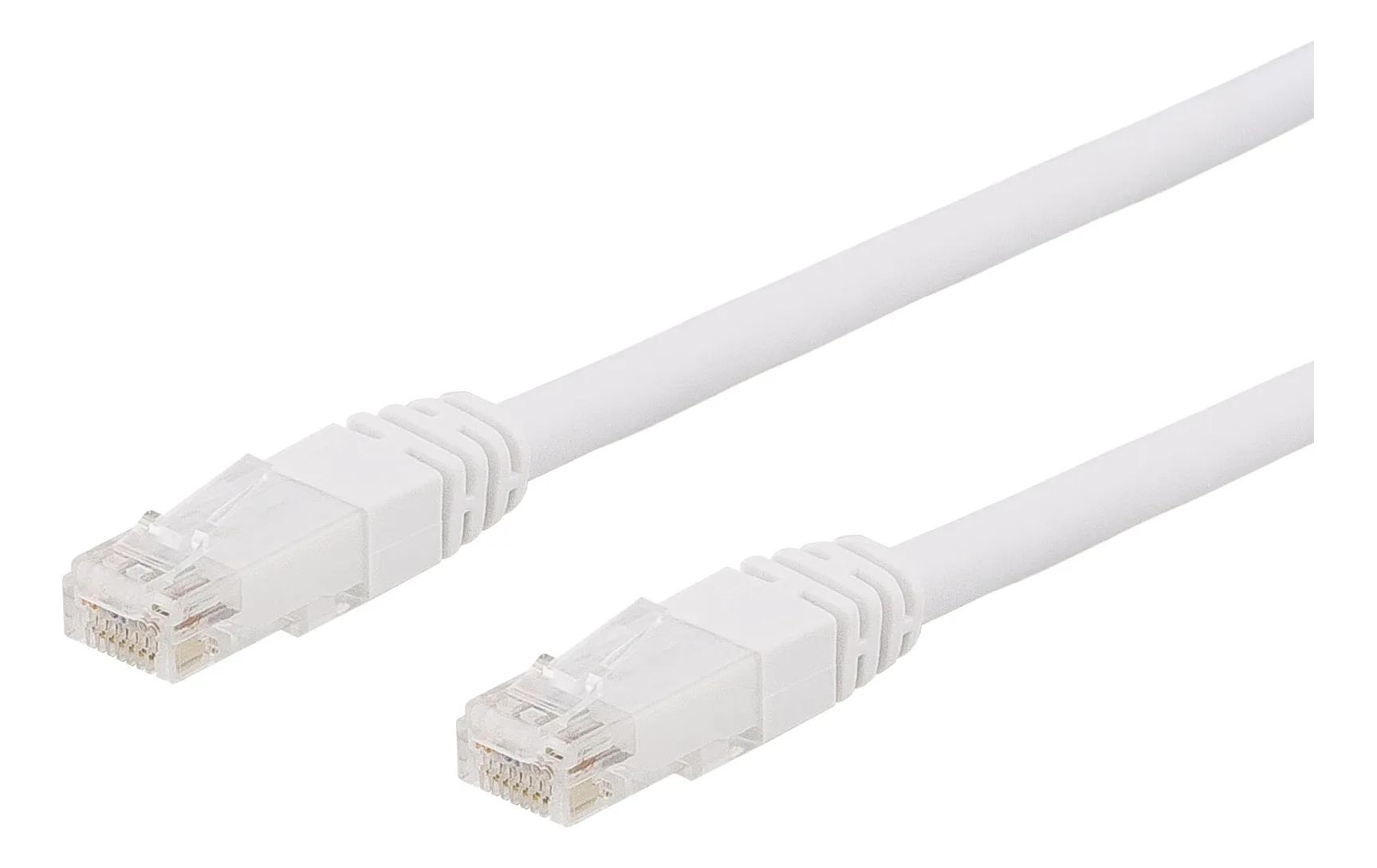 Deltaco Cat6a U/UTP - network cable, 10 m, White