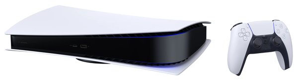 Sony Sony PlayStation 5 Digital Edition, game console (white/black, C-chassis)