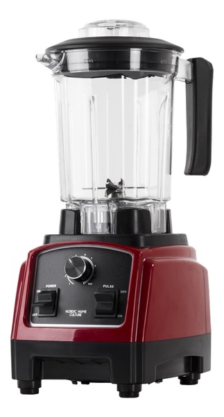 NORDIC HOME CULTURE power blender, 1000W, upp till 25000 rpm, r&ouml;d