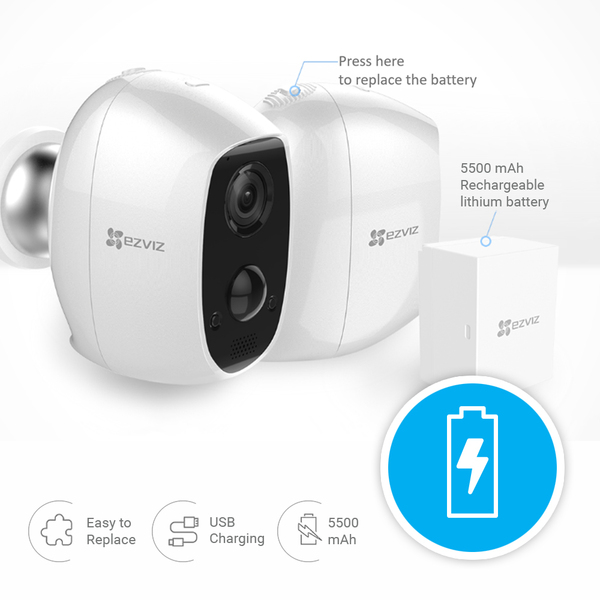 EZVIZ C3A EZVIZ WIRE-FREE (BATTERY) CAMERA