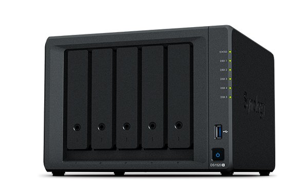 Synology DiskStation DS1520+, 5x kiintolevypaikkaa -verkkolevypalvelin
