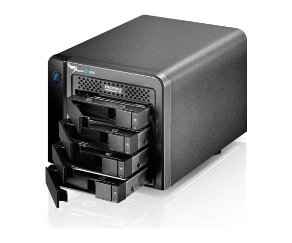 Promise Pegasus 2 M4, 4 x 1TB SATA 2.5&quot; HDD , incl Thunderbolt cable