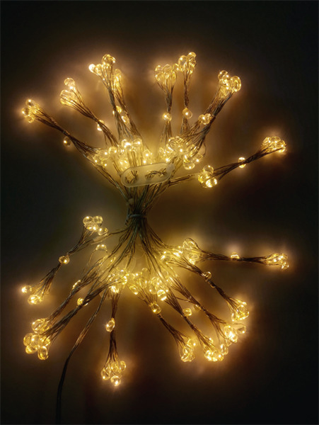 Curtain lights, 120x120 cm, 4m, adapter,240LED, WW