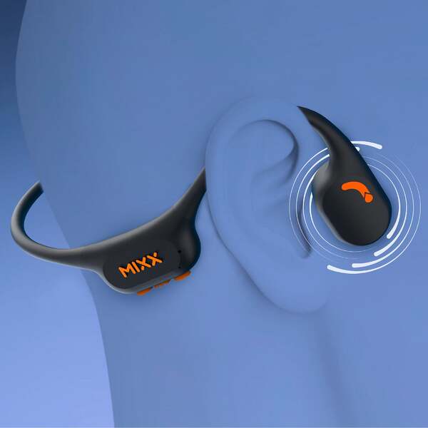 MIXX Resonate Pro Bone Conductor Headphones, Black