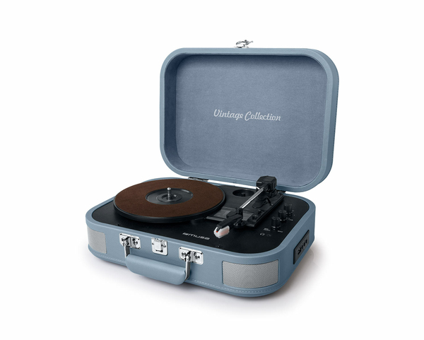 Muse MT-201 BVB - turntable, Bluetooth/AUX/USB, vintage light blue