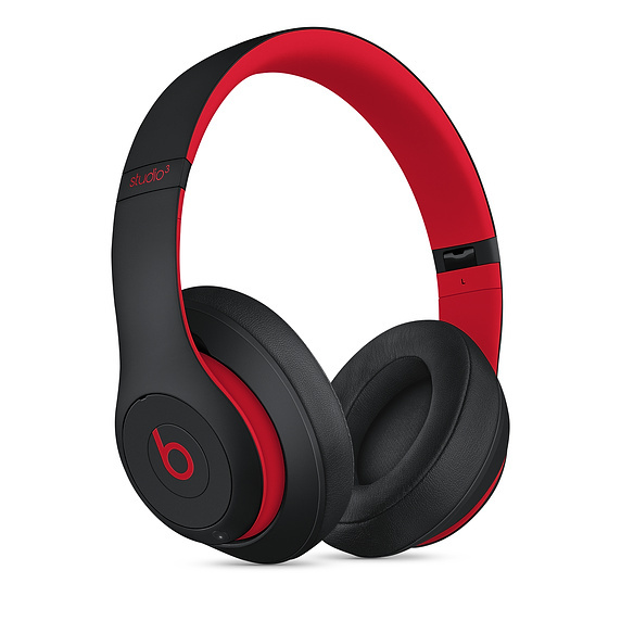 Beats Studio3 Wireless over-ear-h&ouml;rlurar &ndash; Beats Decade Collection &ndash; Utmana med svart-r&ouml;tt