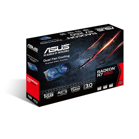 Asus Radeon R7 260 1GB - grafikkort