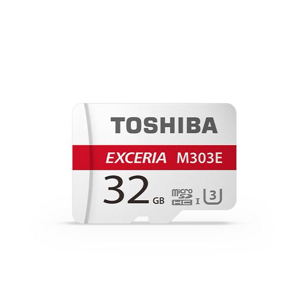 Toshiba 64 GB Exceria M303E, UHS-I Luokka 3 MicroSDHC -muistikortti