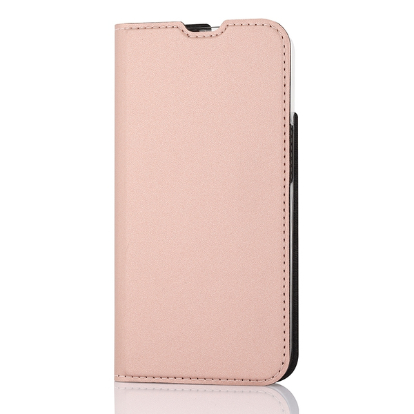 Wave Book Case, iPhone 14 - case, Rose gold