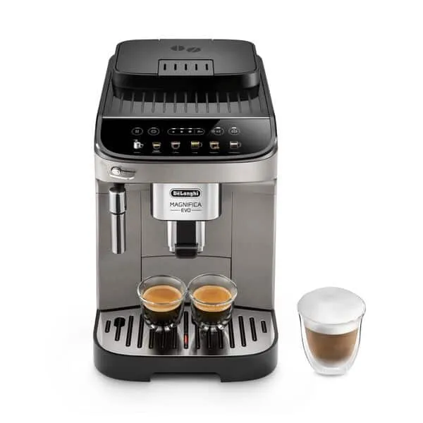Delonghi Magnifica Evo ECAM290.42 -espressokeitin, t&auml;ysautomaattinen, musta, Titaani