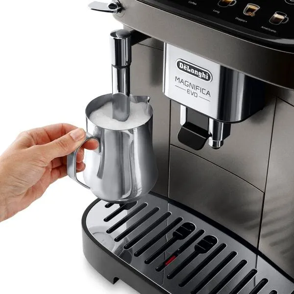 Delonghi Magnifica Evo ECAM290.42 -espressokeitin, t&auml;ysautomaattinen, musta, Titaani