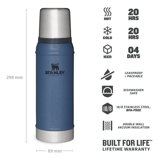 Stanley Classic Bottle S 0,75 L Hammertone Lake