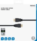 Deltaco HDMI – HDMI 2.1 -kaapeli, 3 m, Musta