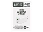 GRATEQ HALTI VERKKOVIRTALATURI GAN PD/PPS 2XUSB-C/1XUSB-A 100W