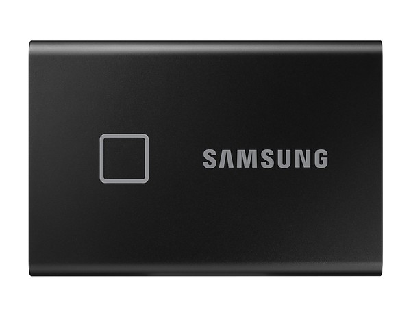 Samsung T7 Touch 500GB USB-C - External SSD, Black
