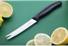 Victorinox Swiss Classic juusto- ja makkaraveitsi 11 cm (Musta)