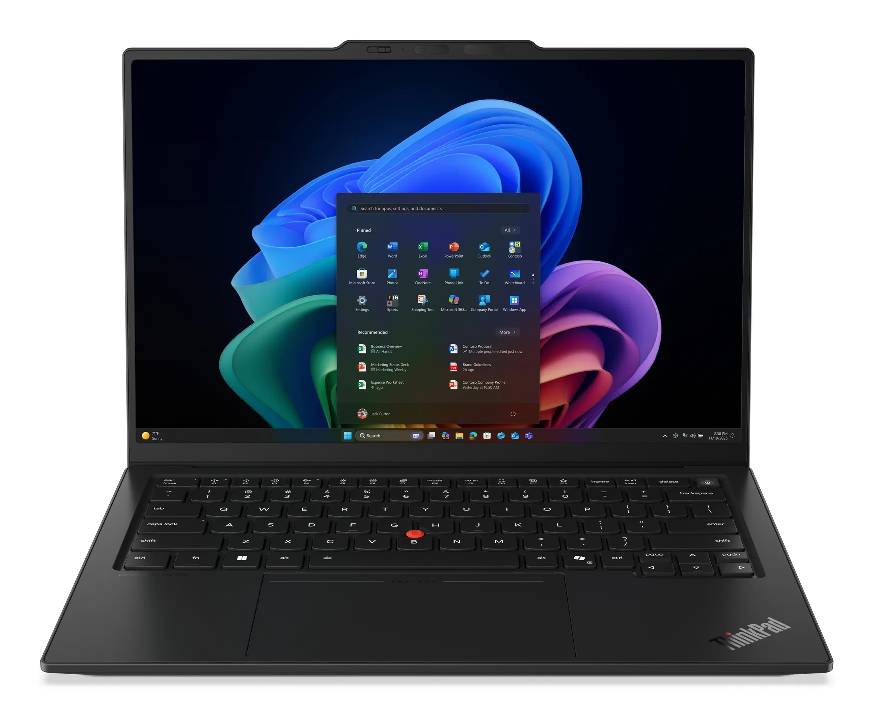 Lenovo ThinkPad X1 Carbon Gen 14 14" Ultra 7 355, 32GB, 512GB, Intel Graphics, Win 11 Pro - Notebook, Black