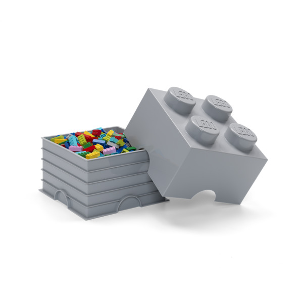 Room Copenhagen LEGO Storage Brick 4 grey - RC40031740