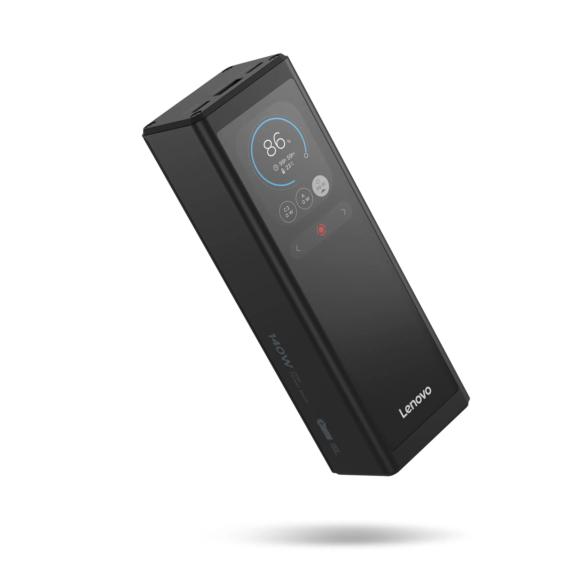 Lenovo 140W Smart Laptop, 20000mAh, PD 140W -varavirtal&auml;hde, musta