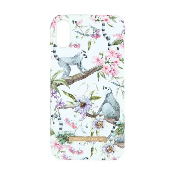 (Löytönurkka) GEAR Onsala Collection, iPhone Xr -suojakuori, Lemur Cuties