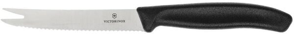 Victorinox Swiss Classic Cheese and Sausage Knife 11 cm (Black)