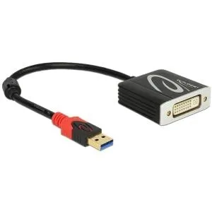 Adapter USB 3.0 Type-A male&gt;DVI-I 24+5 female