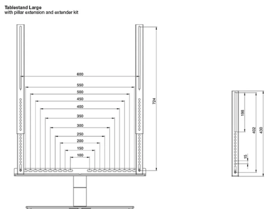MB VESA EXTENDER KIT TURN&amp;MOTORIZED TS