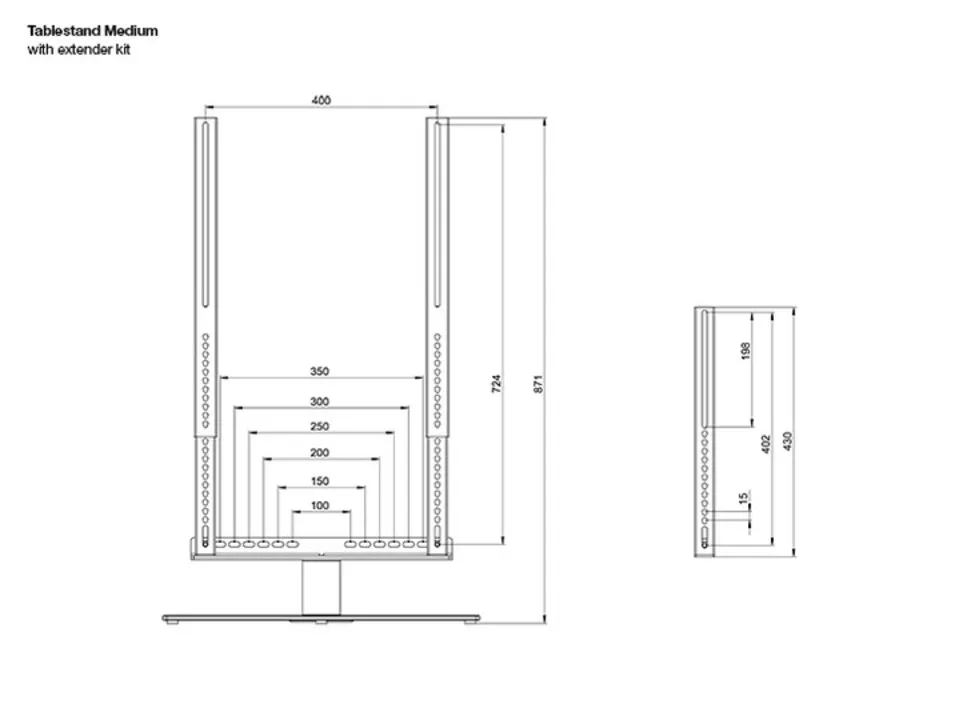 MB VESA EXTENDER KIT TURN&amp;MOTORIZED TS