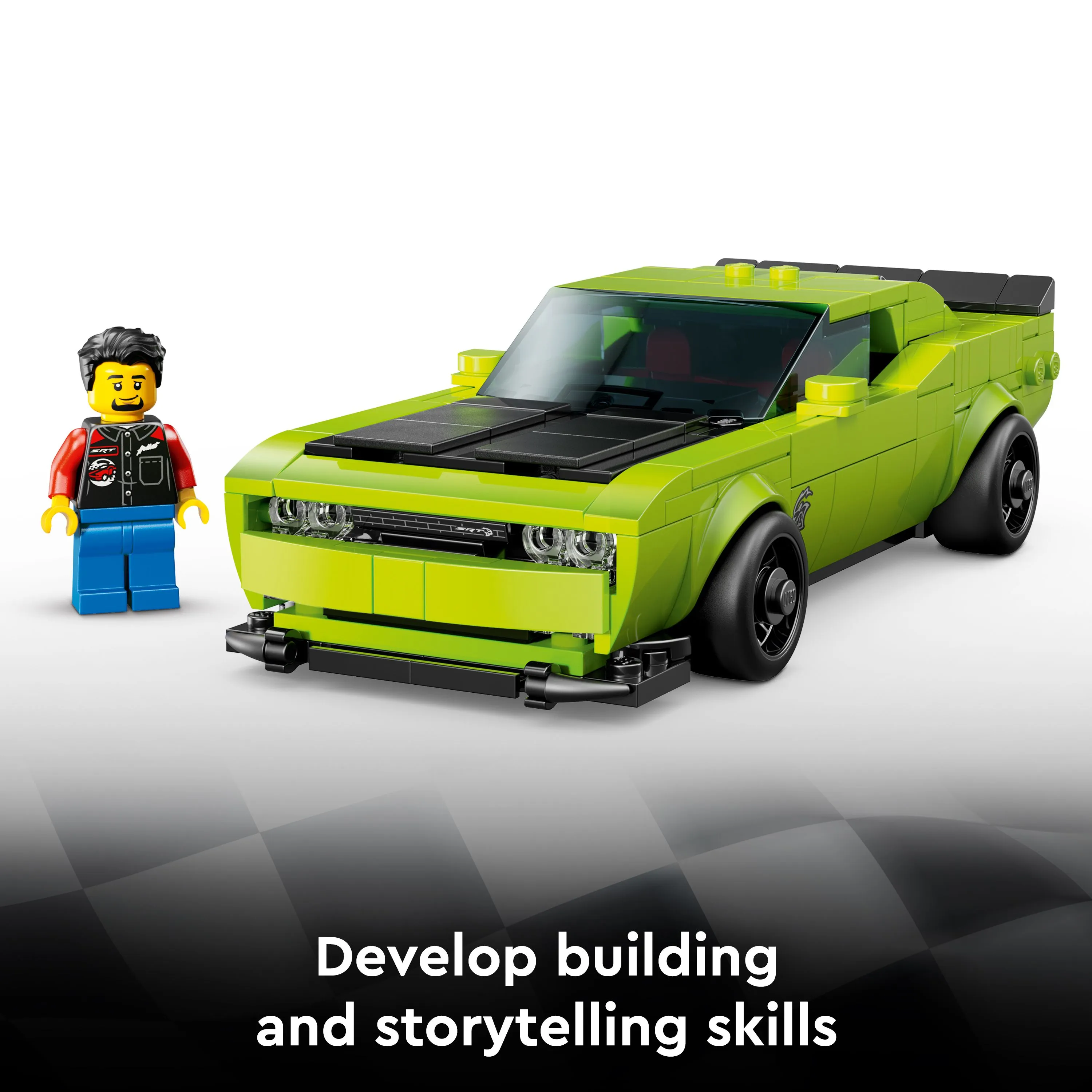 LEGO Speed Champions Dodge Challenger SRT Hellcat urheiluauto 77237 LEGO Speed Champions Dodge Challenger SRT Hellcat urheiluauto 77237