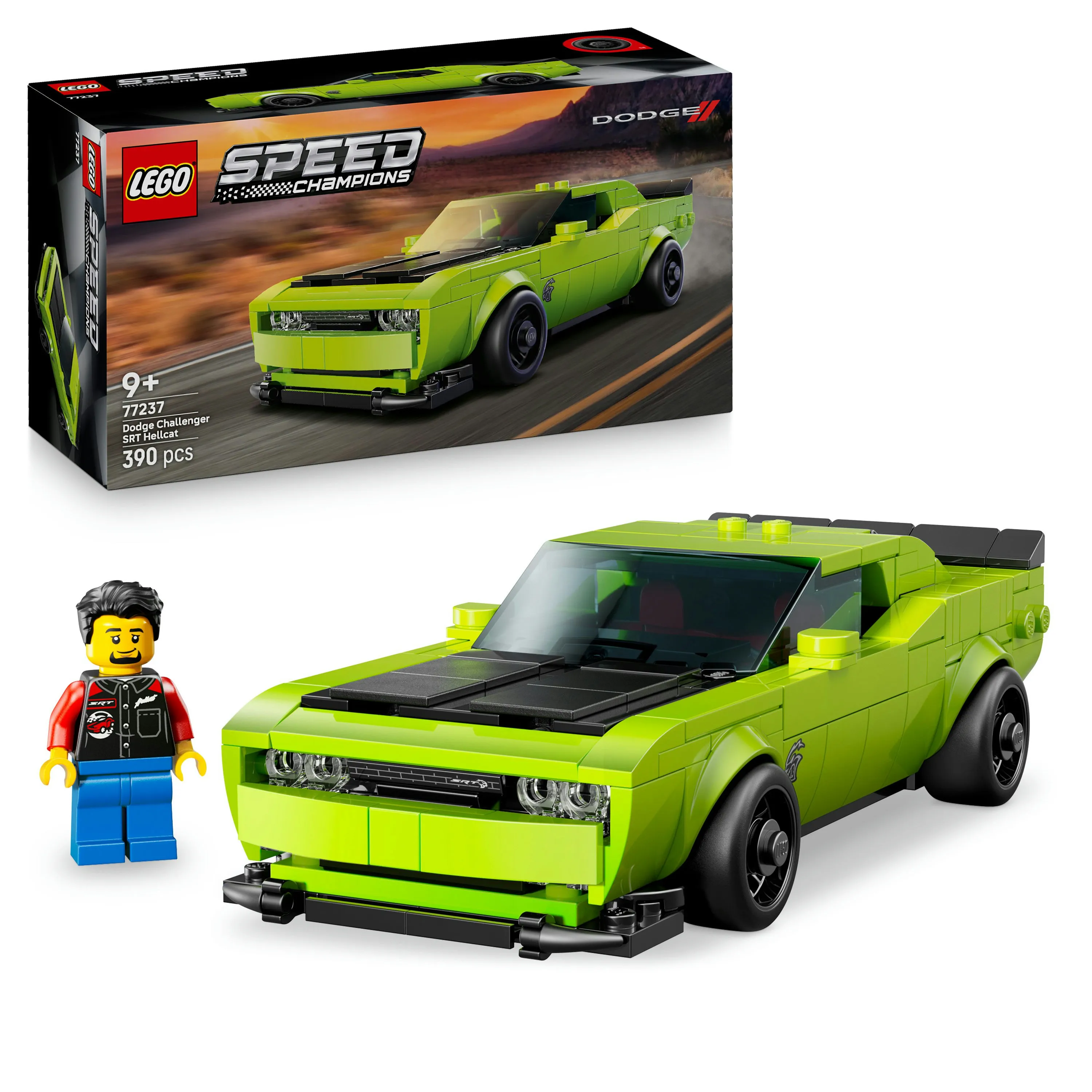LEGO Speed Champions Dodge Challenger SRT Hellcat urheiluauto 77237 LEGO Speed Champions Dodge Challenger SRT Hellcat urheiluauto 77237