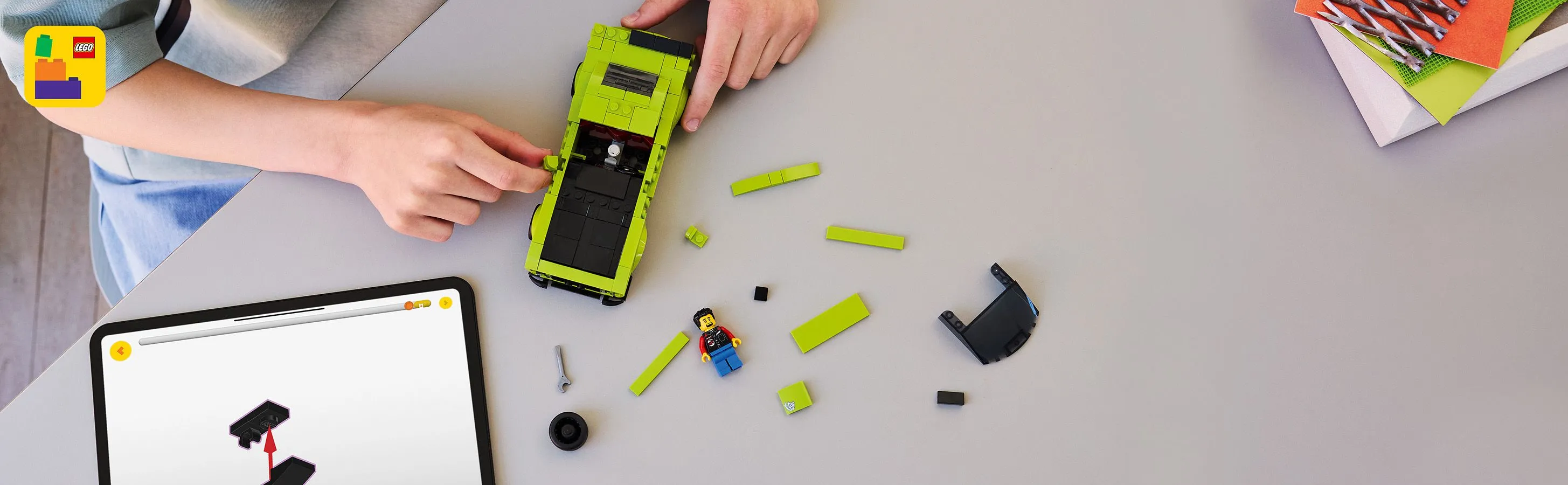 LEGO Speed Champions Dodge Challenger SRT Hellcat urheiluauto 77237 LEGO Speed Champions Dodge Challenger SRT Hellcat urheiluauto 77237