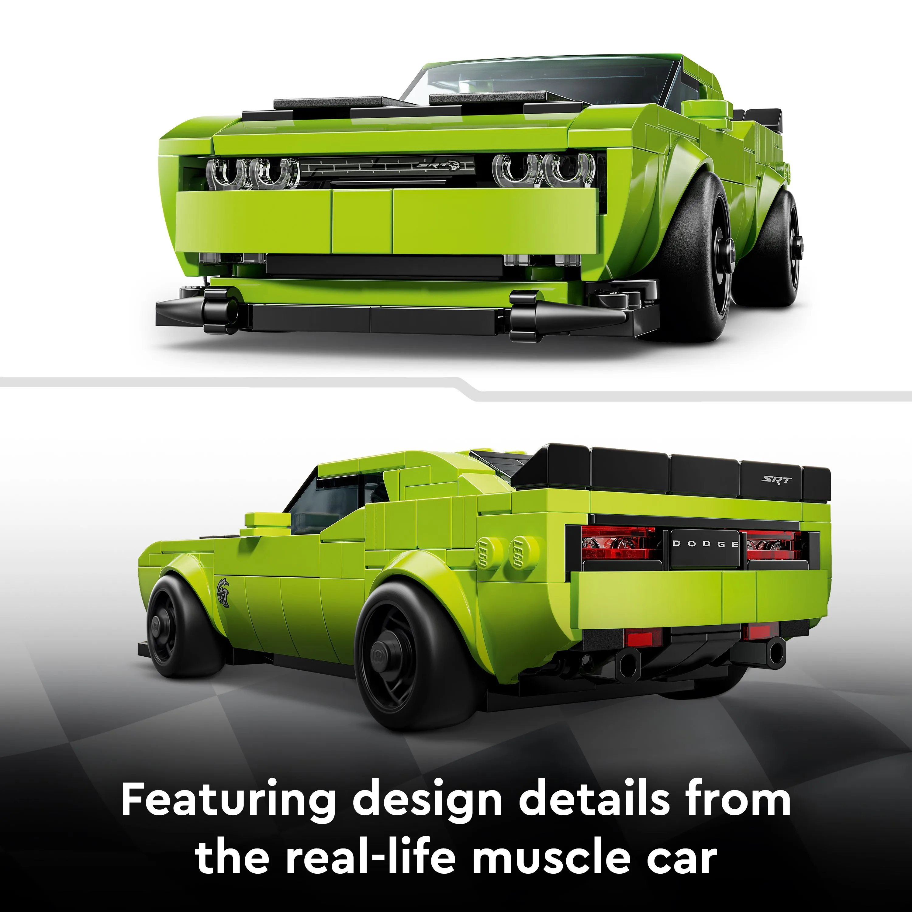 LEGO Speed Champions Dodge Challenger SRT Hellcat urheiluauto 77237 LEGO Speed Champions Dodge Challenger SRT Hellcat urheiluauto 77237