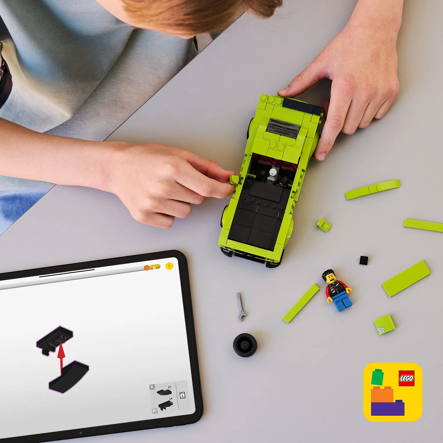 LEGO Speed Champions Dodge Challenger SRT Hellcat urheiluauto 77237 LEGO Speed Champions Dodge Challenger SRT Hellcat urheiluauto 77237