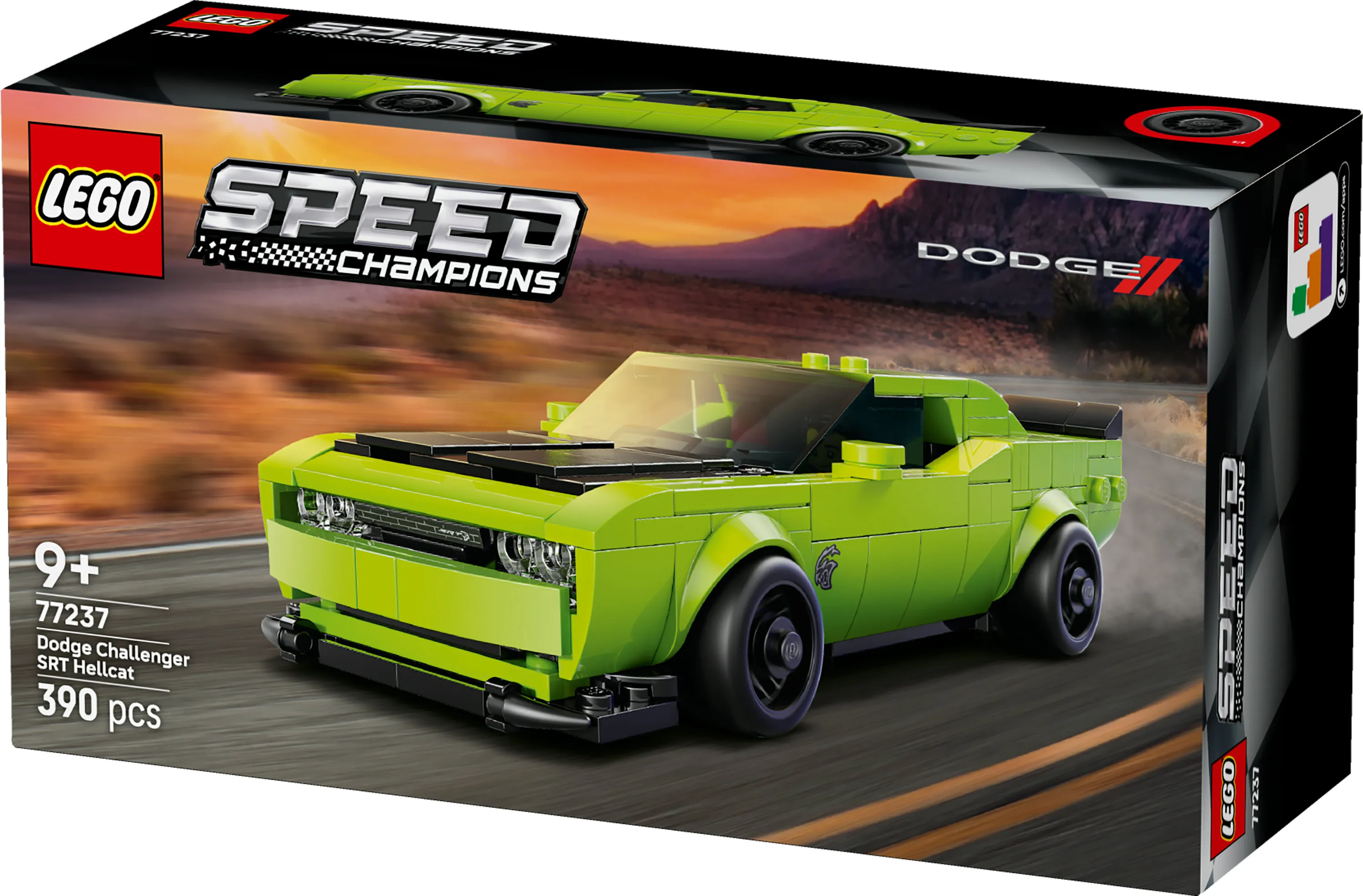 LEGO Speed Champions Dodge Challenger SRT Hellcat urheiluauto 77237 LEGO Speed Champions Dodge Challenger SRT Hellcat urheiluauto 77237