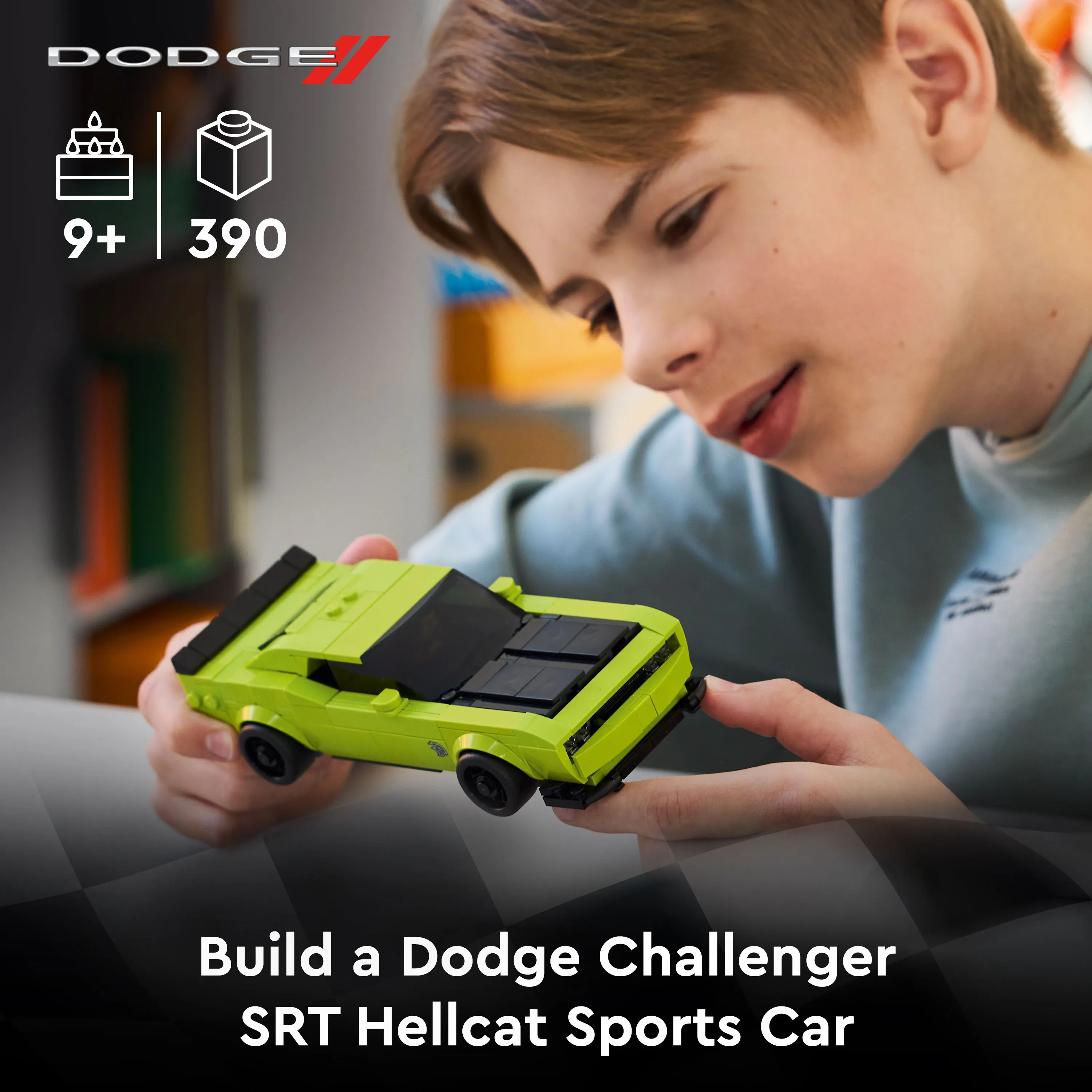 LEGO Speed Champions Dodge Challenger SRT Hellcat urheiluauto 77237 LEGO Speed Champions Dodge Challenger SRT Hellcat urheiluauto 77237