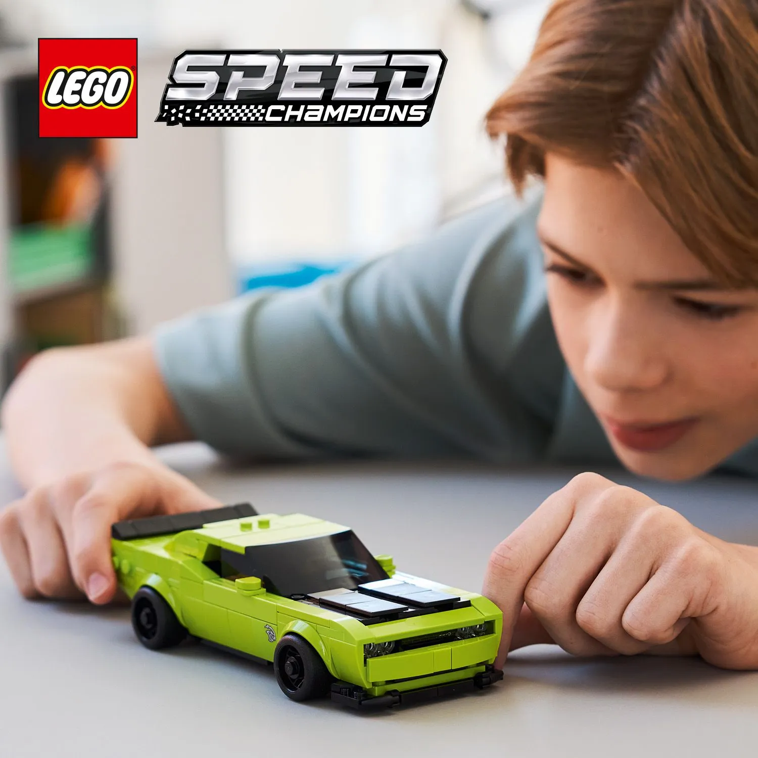 LEGO Speed Champions Dodge Challenger SRT Hellcat urheiluauto 77237 LEGO Speed Champions Dodge Challenger SRT Hellcat urheiluauto 77237