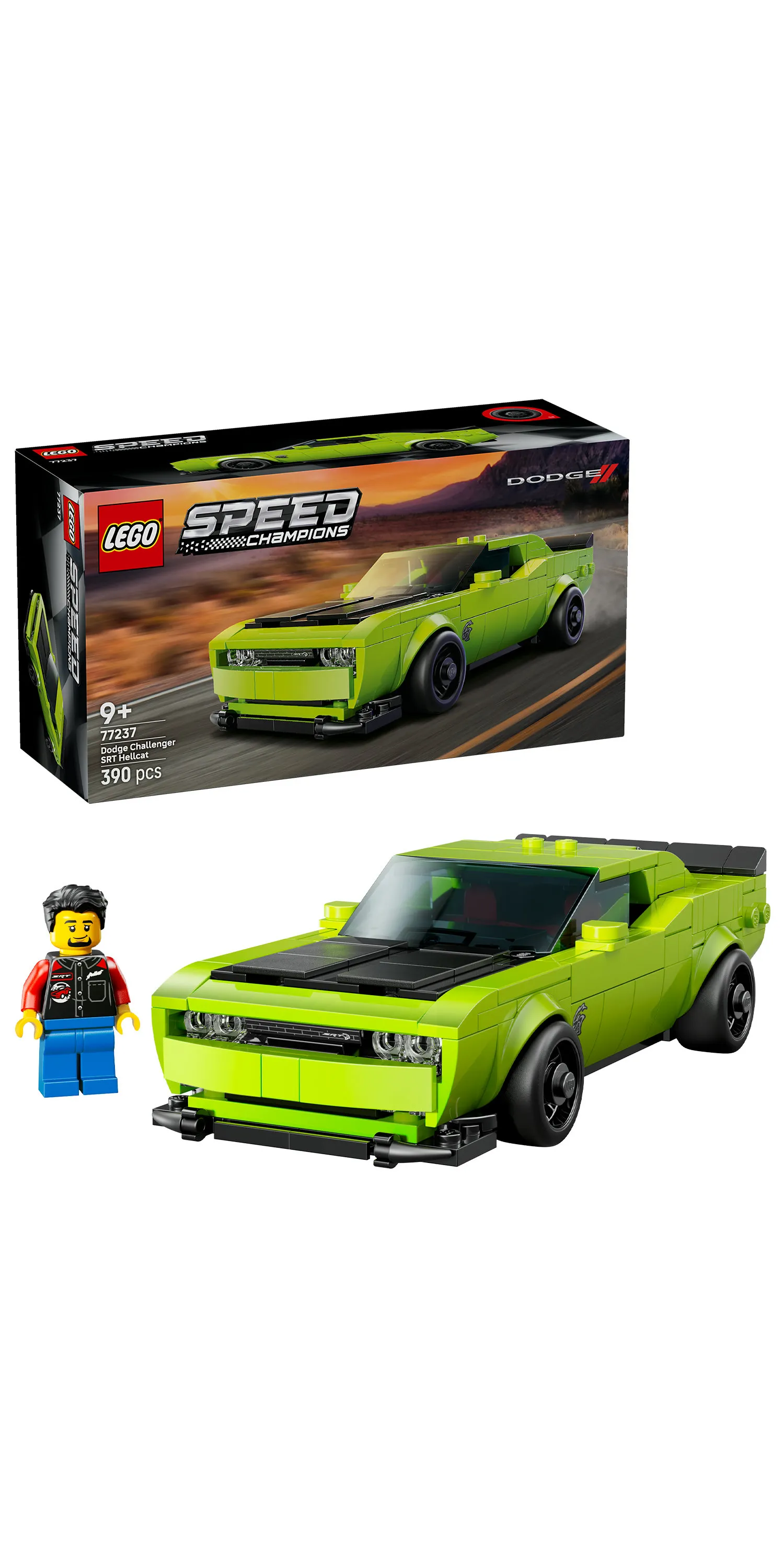 LEGO Speed Champions Dodge Challenger SRT Hellcat urheiluauto 77237 LEGO Speed Champions Dodge Challenger SRT Hellcat urheiluauto 77237