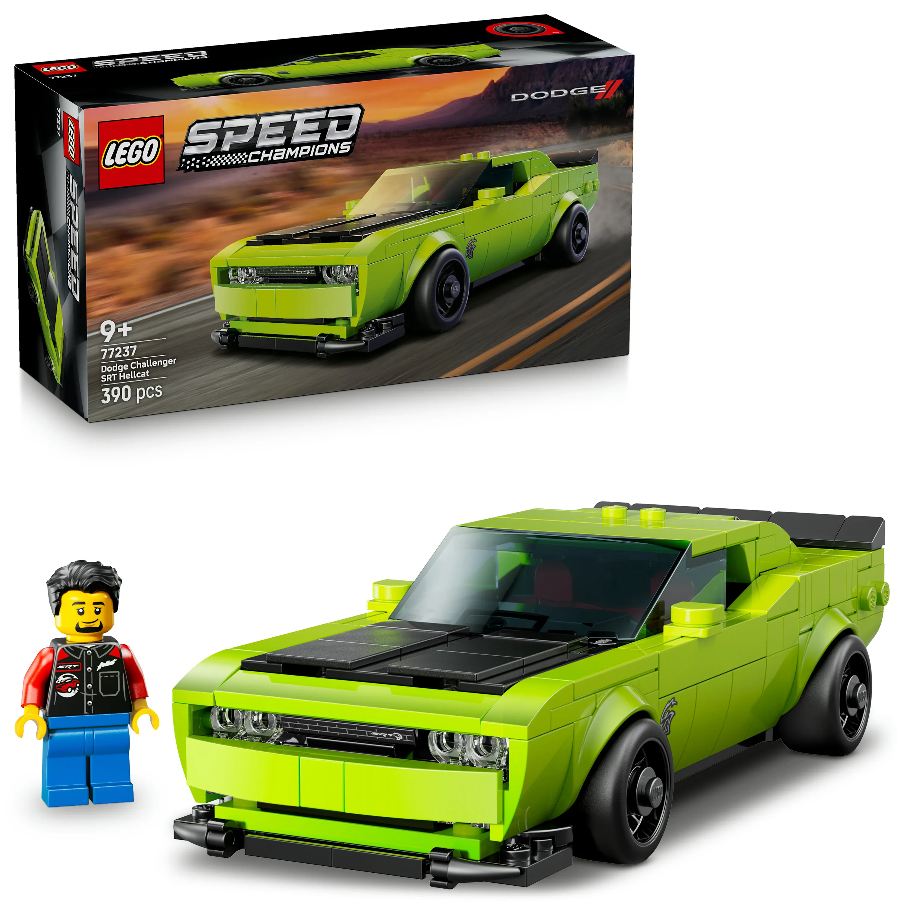 LEGO Speed Champions Dodge Challenger SRT Hellcat urheiluauto 77237 LEGO Speed Champions Dodge Challenger SRT Hellcat urheiluauto 77237