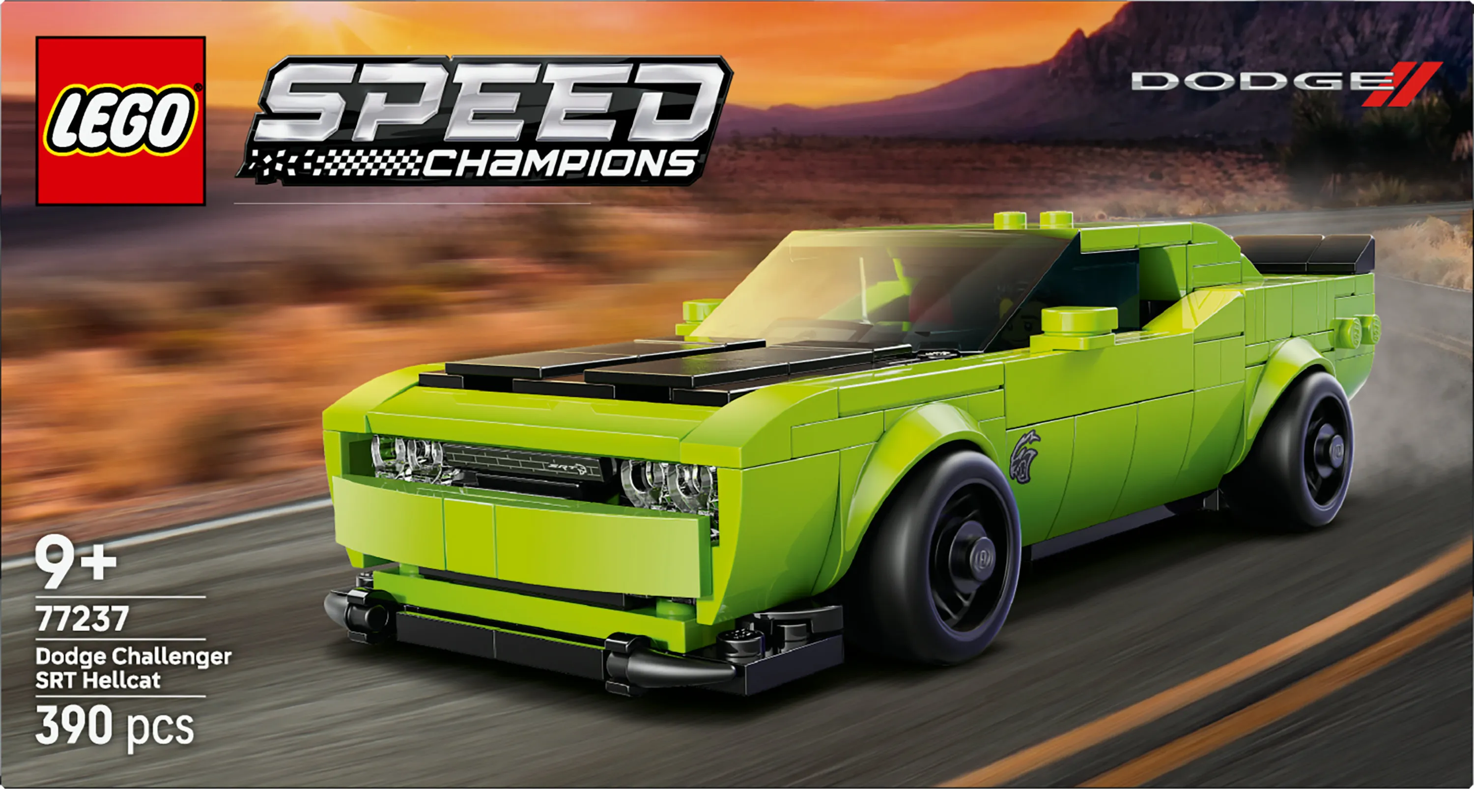 LEGO Speed Champions Dodge Challenger SRT Hellcat urheiluauto 77237 LEGO Speed Champions Dodge Challenger SRT Hellcat urheiluauto 77237
