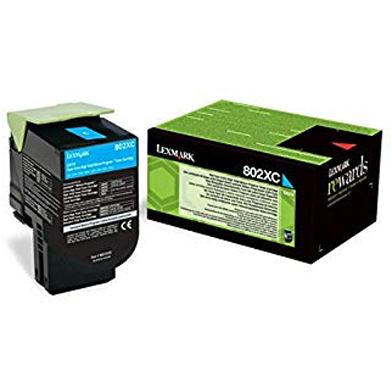 Lexmark Corporate 80C2XCE lasertoner, cyan